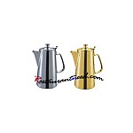 2000ml Stainless Steel/Gilded Pitcher With Hinged Lip
