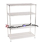 Chrome Plated Cold Room Wire Shelving