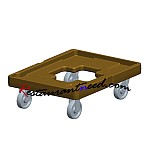 Insulated Food Pan Carrier Dolly