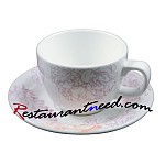 180ml YAMI Flower Coffee Cups & Saucers 5 Set