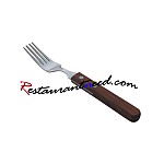 Stainless Steel Cutlery With Red Wooden Handle