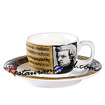 YAMI Mozart Coffee Cups & Saucers 5 Set
