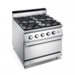 900 Series Chinese Style 4-Burner Gas Range With Oven